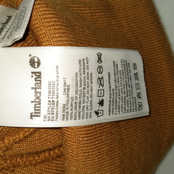 Timberland OS/TU Embroidered Logo Knit Hat - Picture 6 of 7